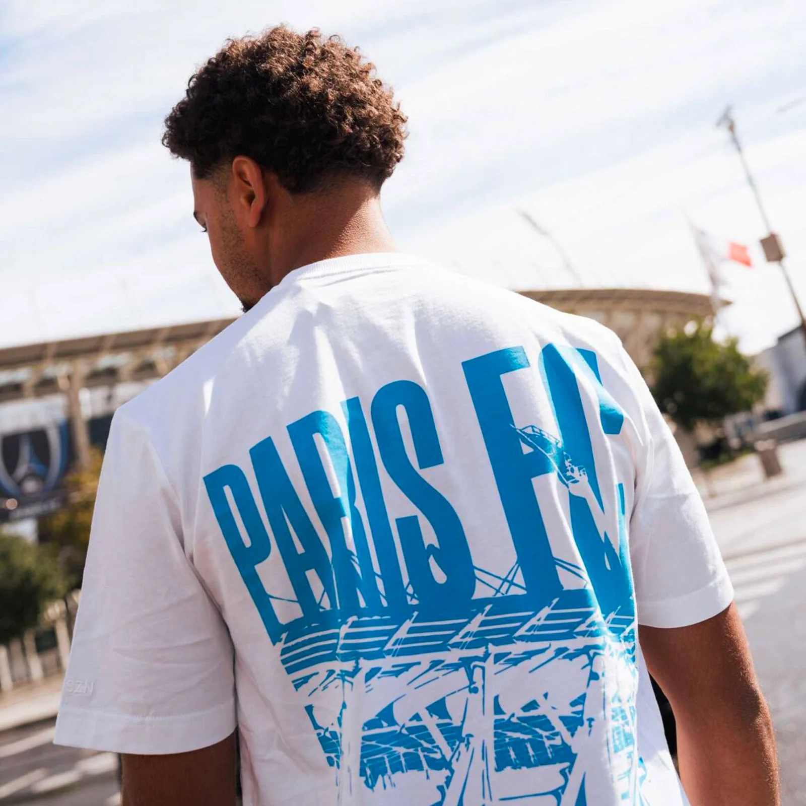 T-Shirt Stadium Blanc Paris FC x adidas - Image 3