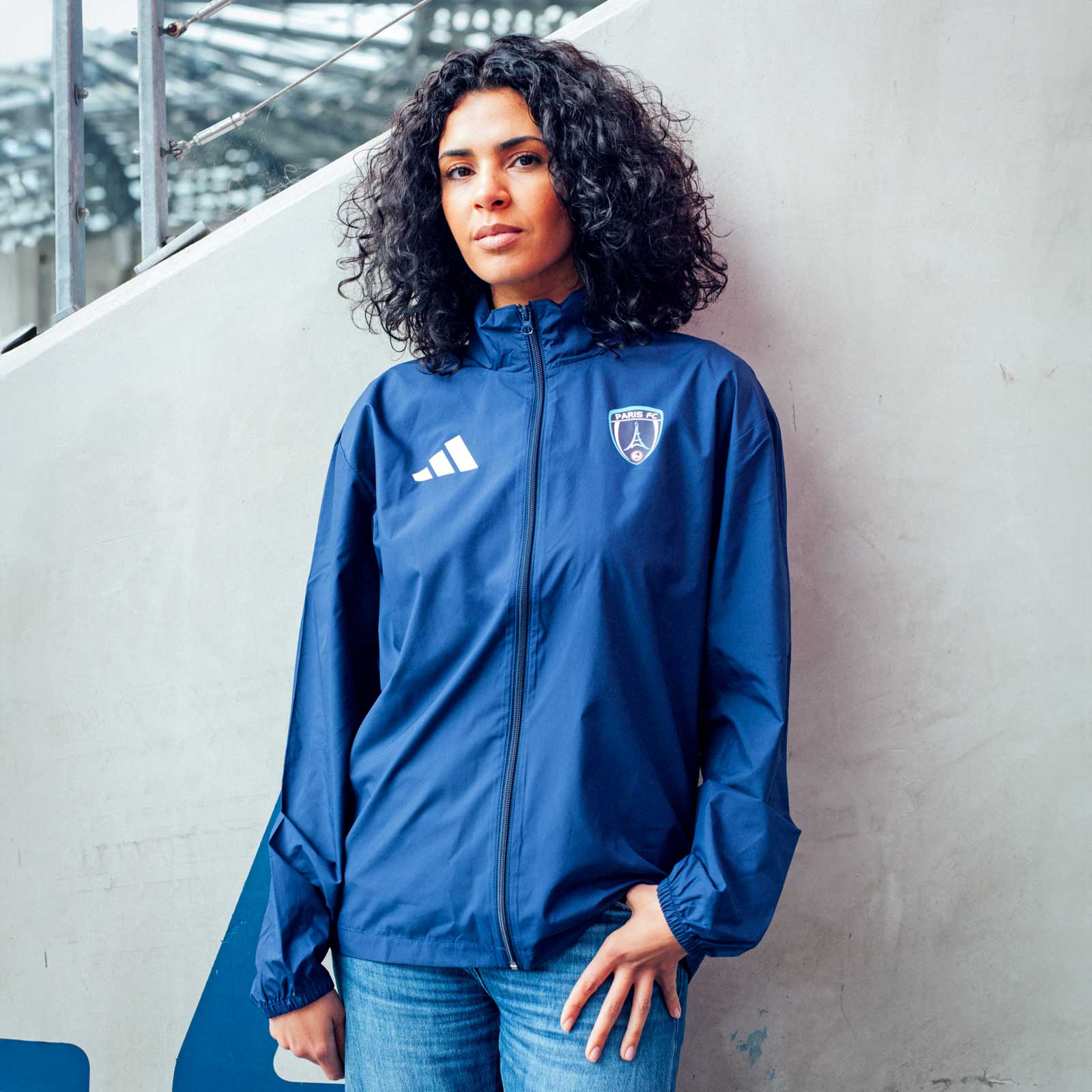 Veste bleue Essentiel Paris FC x adidas - Image 2